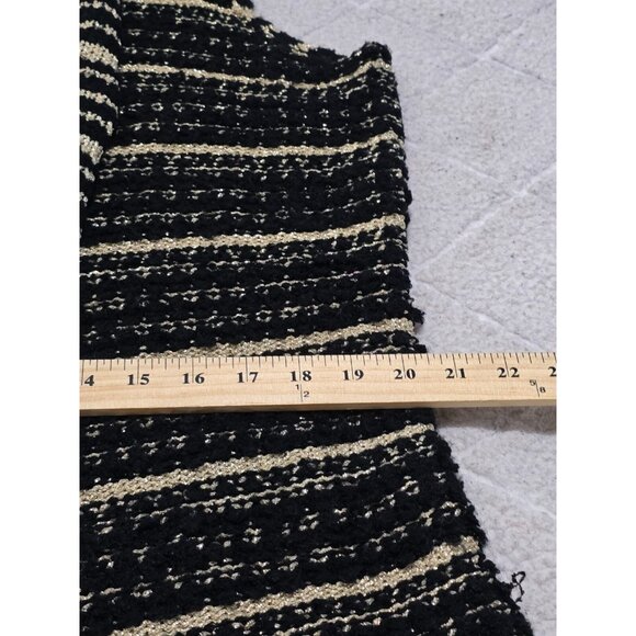 Chicos Womens Multicolor Striped‎ Duster Sweater Vest Farren Fringe Size 2 - Picture 11 of 13